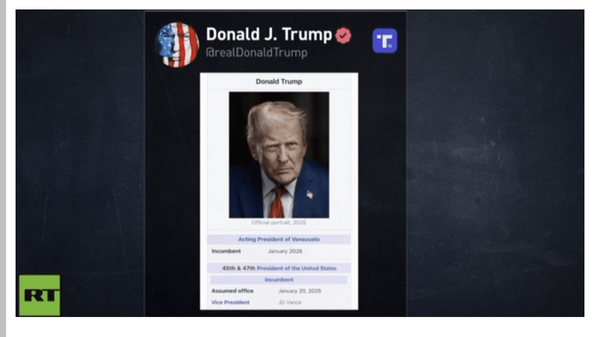 ترامپ، رئیس‌جمهور خودخوانده ونزوئلا شد