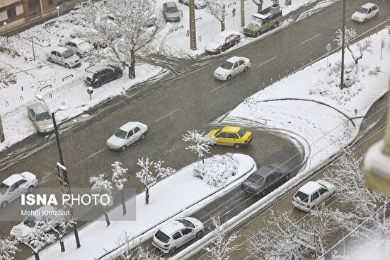 بارش برف و باران در اغلب نقاط ایران