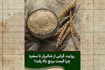 روایت گرانی از شالیزار تا سفره