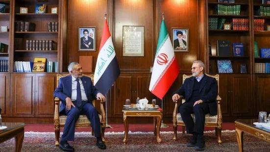 دیدار و گفت&zwnj;وگوی رئیس مجلس عراق با مشاور رهبر انقلاب اسلامی