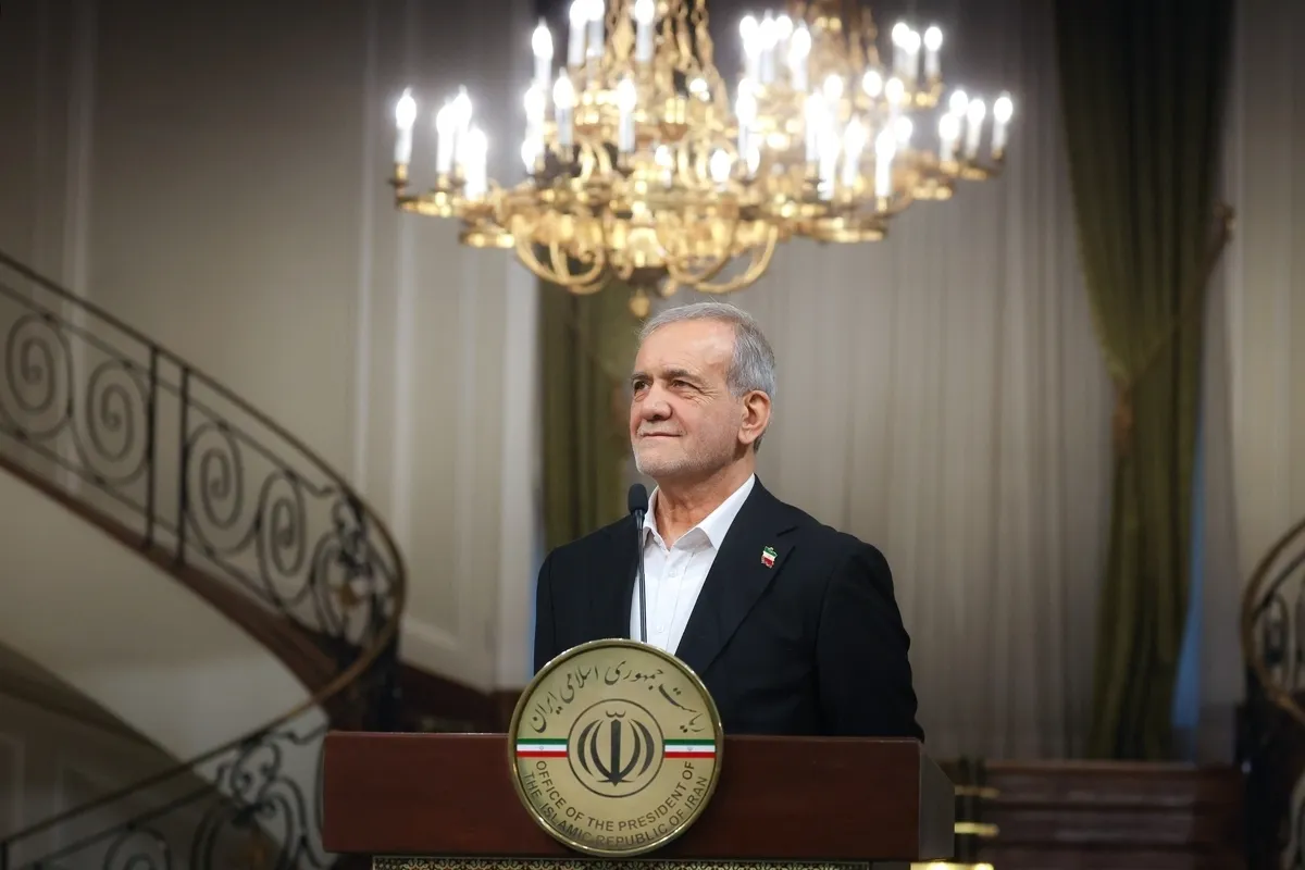 علی‌اف در باکو از پزشکیان استقبال کرد