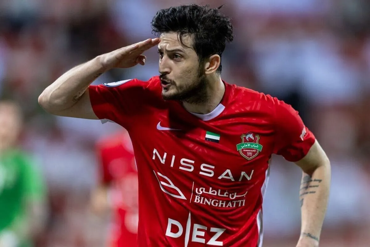 سردار آزمون، گران‌ترین بازیکن لیگ امارات شد