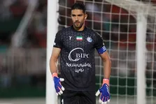 سید حسین حسینی دروازه‌بان برتر لیگ نخبگان آسیا، با بیشترین مهار