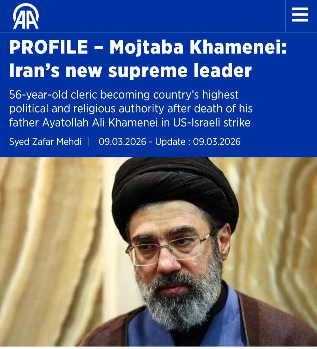 واکنش رسانههای داخلی و خارجی به رهبری آیتالله مجتبی خامنهای واکنش رسانههای داخلی و خارجی به رهبری آیتالله مجتبی خامنهای