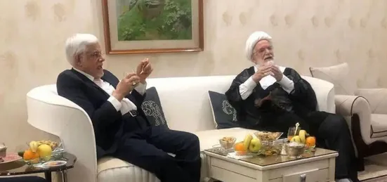 دیدار معاون اول رئیس&zwnj;جمهور با مهدی کروبی در حصر