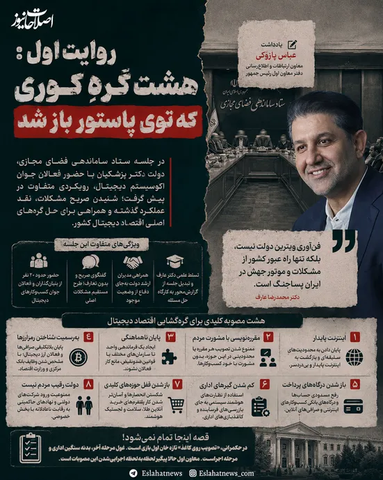 هشت گرهِ کوری که در پاستور باز شد