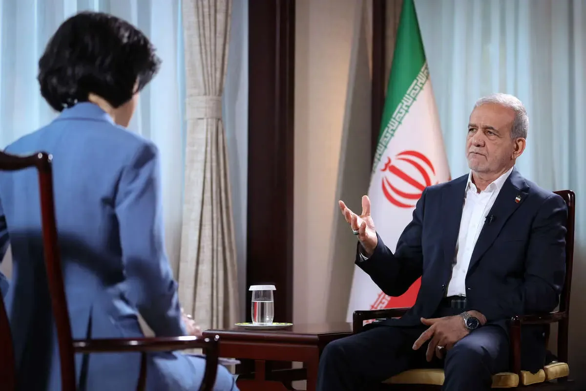 از آژانس تا پیشرفت پکن؛ پاسخ‌های بی‌پرده پزشکیان در مصاحبه با تلویزیون چین