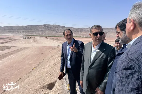 بازدید معاون اجرایی رئیس&zwnj;جمهور از پروژه کمربندی شهید سلیمانی قم