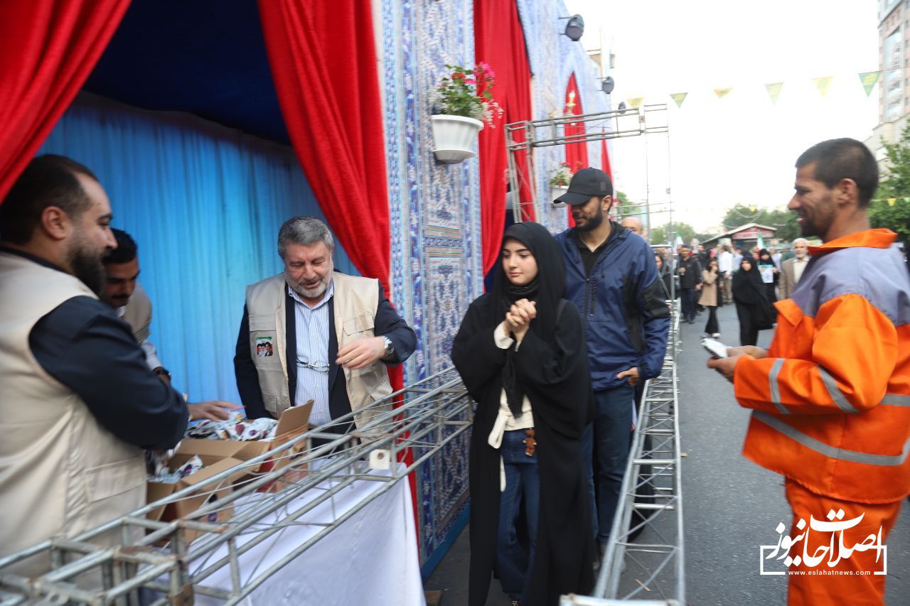 حضور شورای اطلاع‌رسانی دولت در راهپیمایی امام رضایی‌ها
