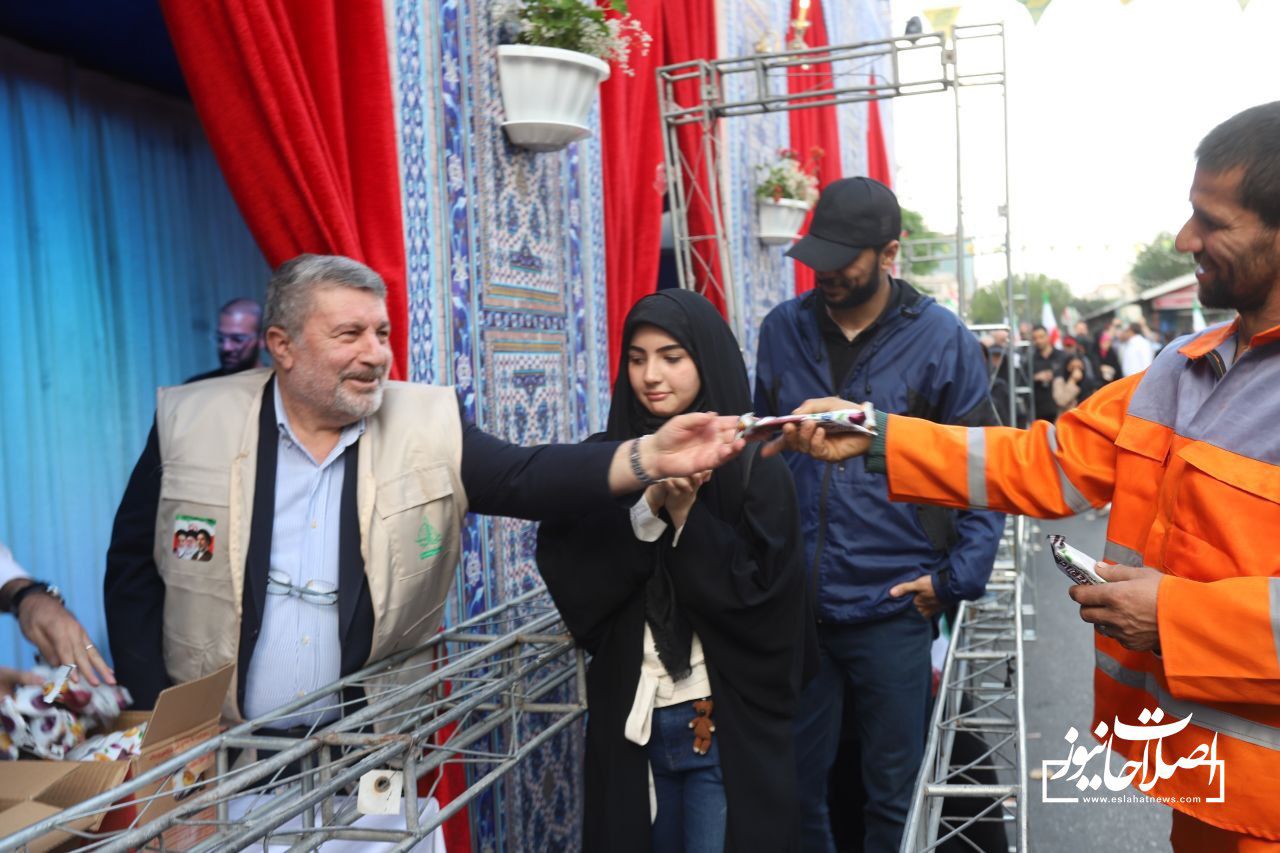 حضور شورای اطلاع‌رسانی دولت در راهپیمایی امام رضایی‌ها
