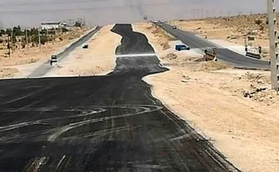 تصویری عجیب از وضعیت جاده داراب جنت شهر استان فارس
