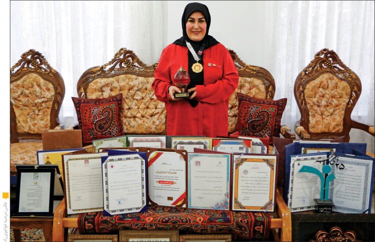 زن 62 ساله ای که رکوردار اهدای خون ایران است+ عکس
