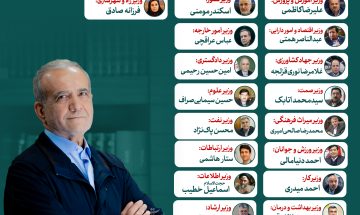 لیست وزرای پیشنهادی رییس‌جمهور به مجلس برای اخذ رأی اعتماد